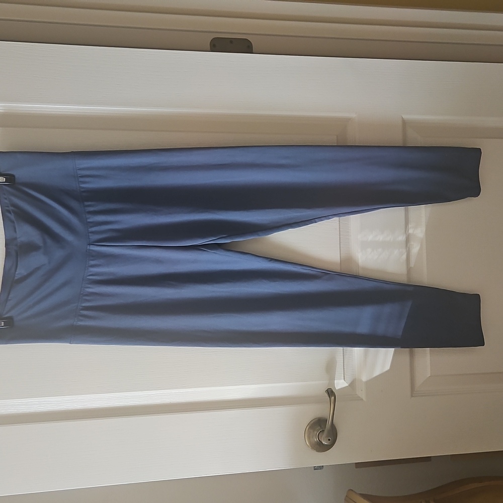 Kindred Bravely Soft Leggins Blue Stretchy Size L